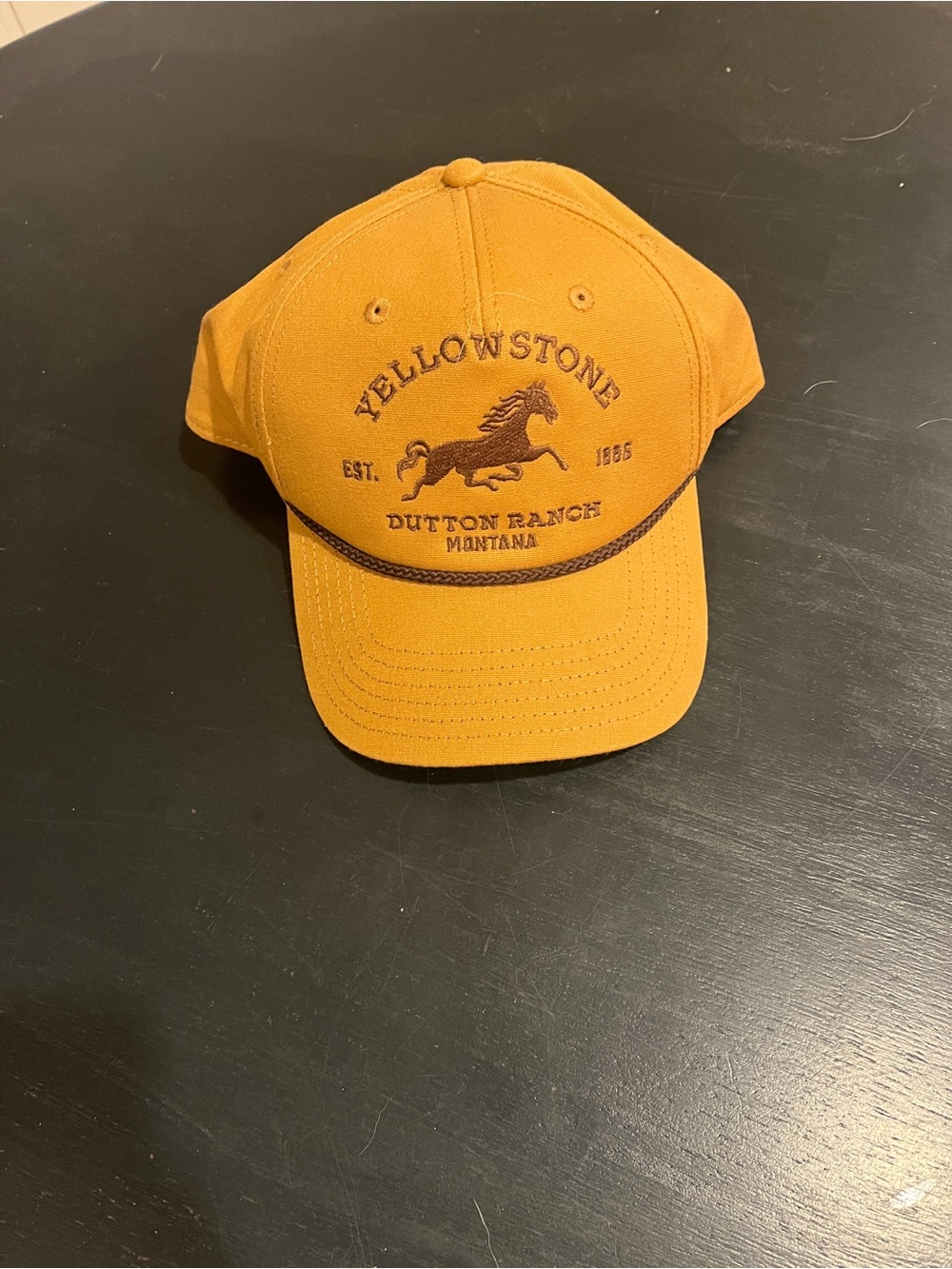 Dutton Ranch Yellowstone Mustard Baseball Cap
